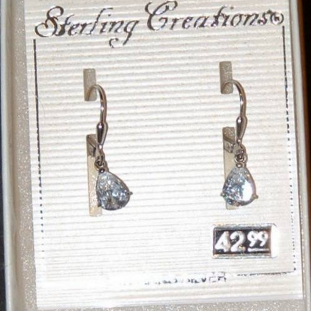 Sterling Creations sterling silver earring pierced